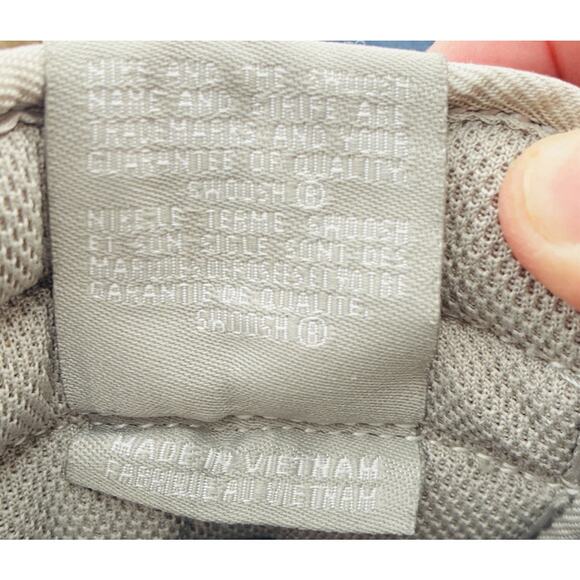 Wmns Nike Air Force 1 Blue Gray Sz 9.5 Canvas Toe Box Platform Lt Blue Swoosh - Picture 6 of 8